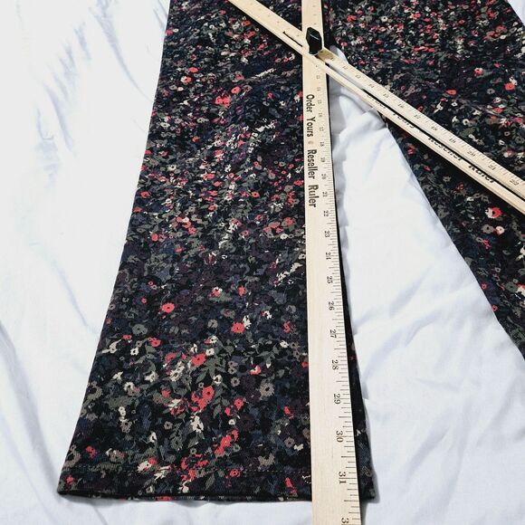 Gloria Vanderbilt Amanda Womens Pants Multi-Color Size 12 Cotton Blend Button Zi - Picture 4 of 12